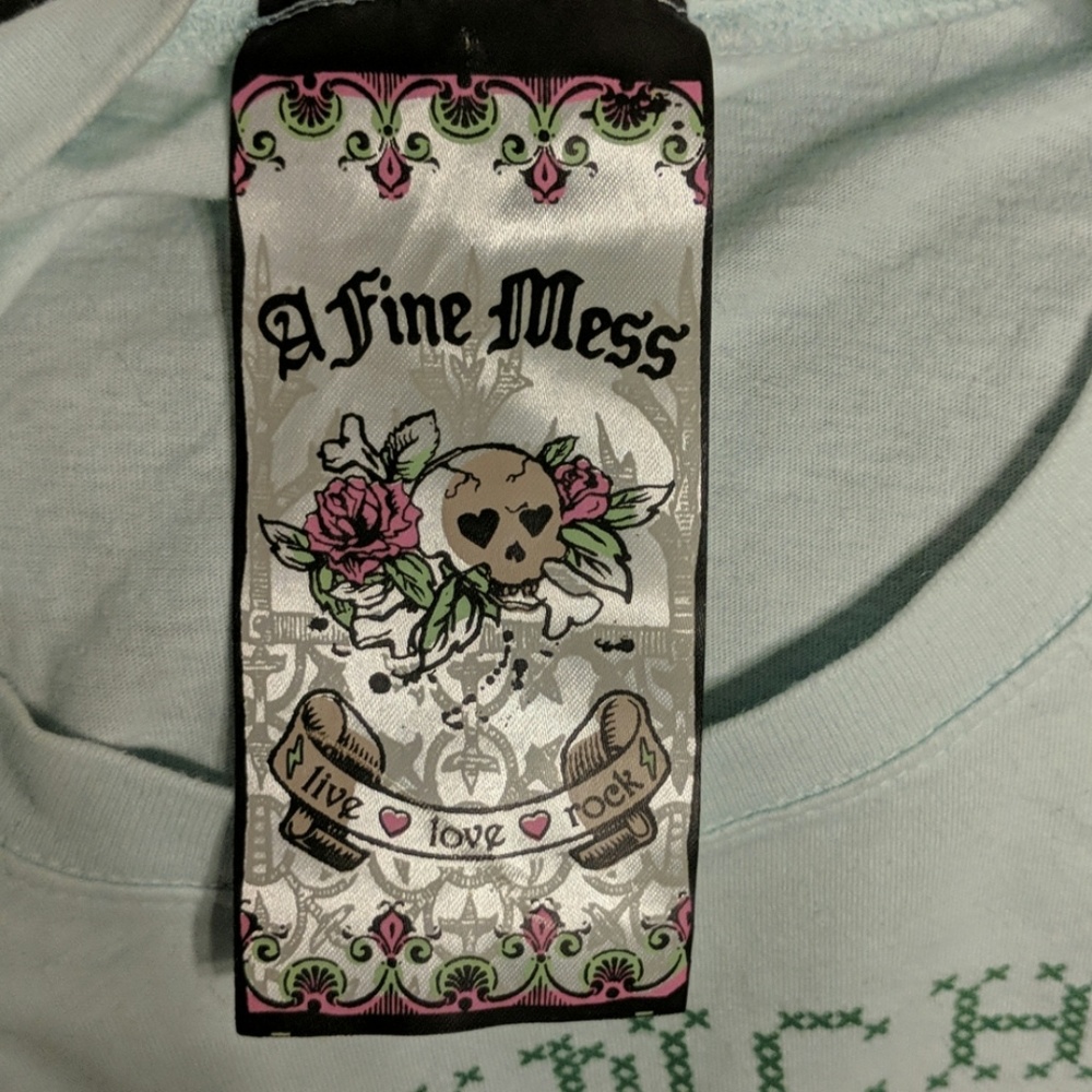A Fine Mess I Love Punching Your Face Babydoll Tee - Picture 3 of 6